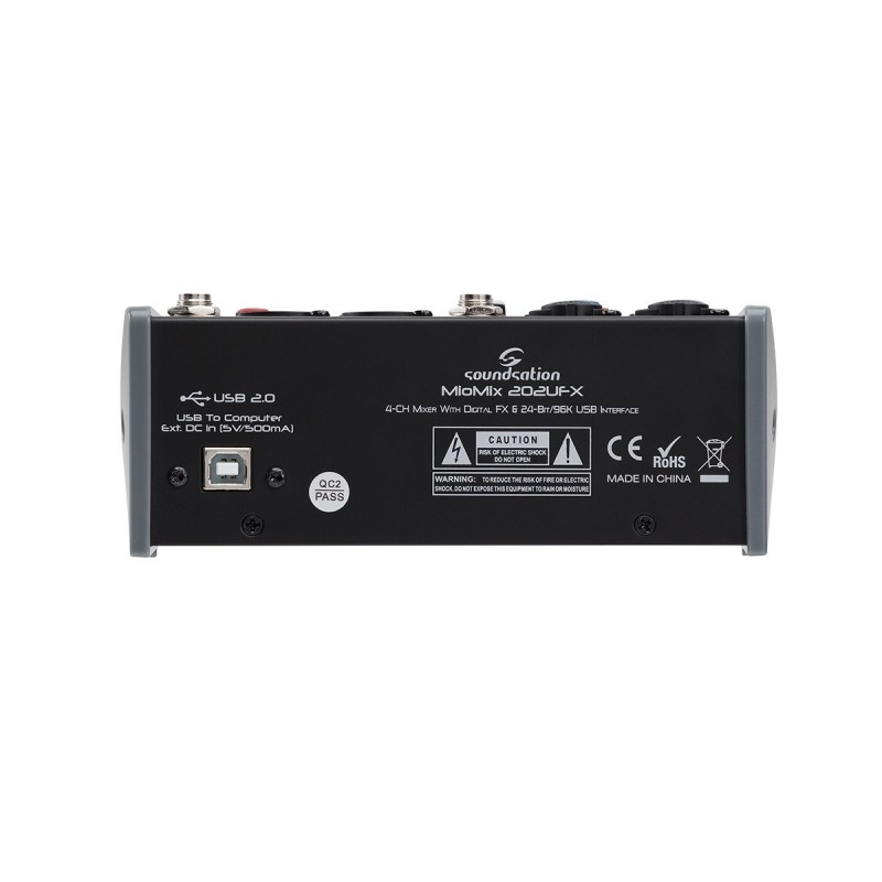SoundSation MIOMIX-202UFX - Mikser z cyfrowymi efektami