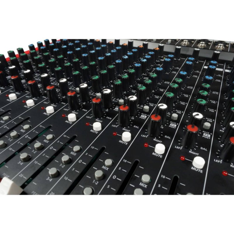 Proel MQ1642X Mikser analogowy audio 16-kanałowy - 6 - Miksery analogowe - 16-wejściowy Mikser analogowy audio z 4 szynami, efek