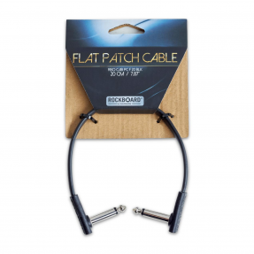 RockBoard Flat Patch Cable - 20 cm / 7 7/8" złączka, kabel patch 0,2m - 1 - Kable gitarowe - Złączki RockBoards Flat Patch są wy