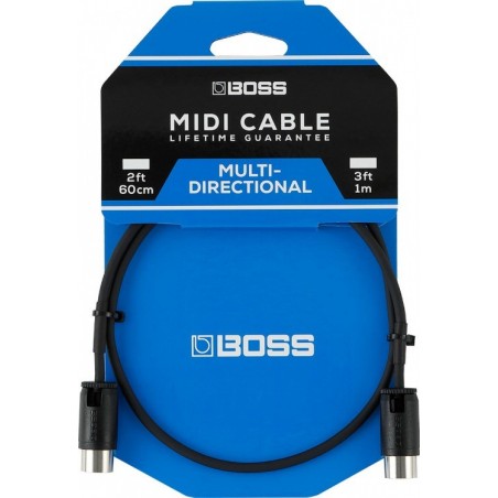 Boss BMIDI-PB1 - kabel MIDI 0,3m