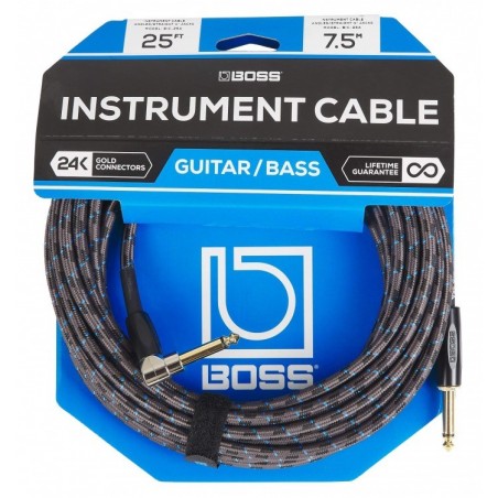 Boss BIC-25A - kabel gitarowy kątowy 7,5m
