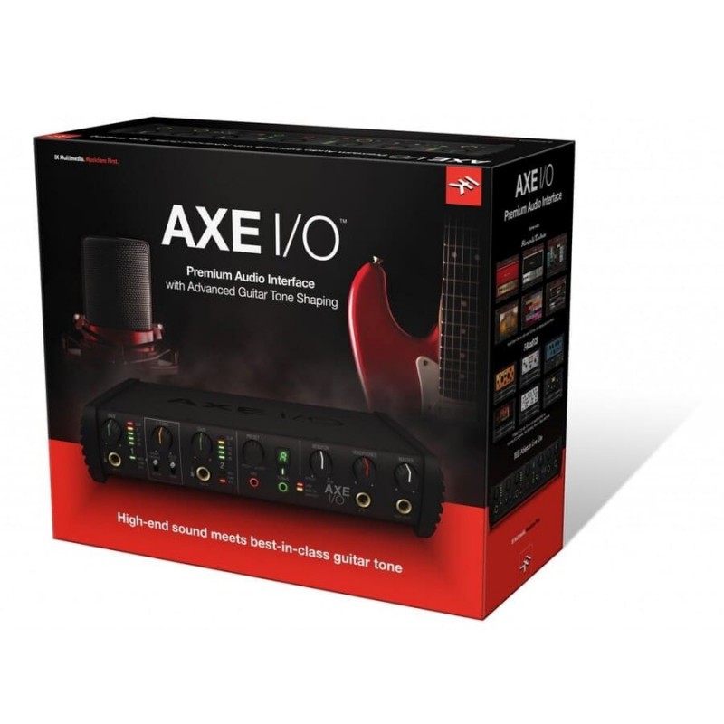 IK Multimedia AXE I/O + AmpliTube 5 MAX Bundle - Interfejs audio dla gitarzysty