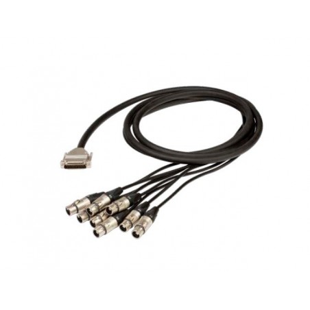 Proel ADAT200FXTN02 - kabel 1x SUB D - 8x XLR F, 2m