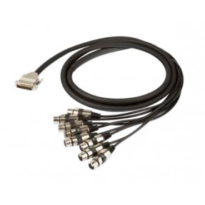 Proel ADAT200FXTP03 - kabel 1x SUB D - 8x XLR F, 3m