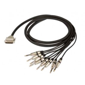 Proel ADAT200JSTP02 - kabel 1x SUB D - 8x Jack, 2m