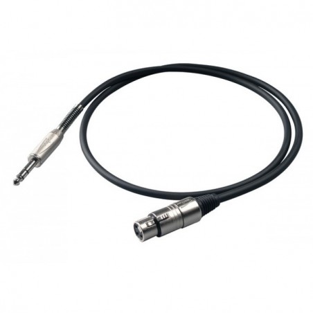 Proel BULK210LU05 - Kabel Jack M - XLR F 0,5m