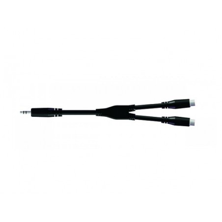 Proel BULK520LU03 - Kabel mJack M - 2x RCA F 0,3m