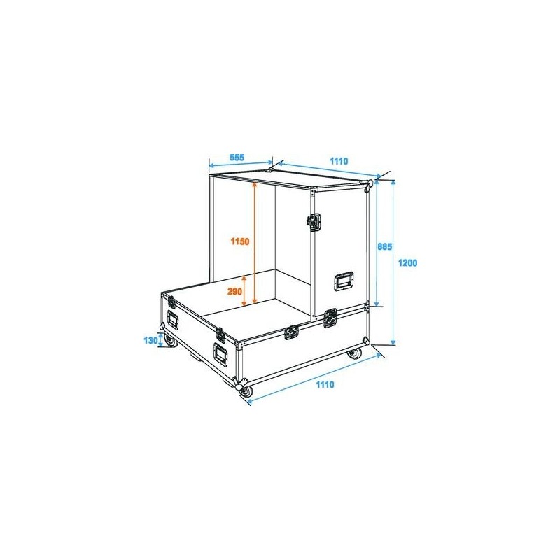 ST Flightcase for Mirror ball 100cm - case