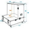 ST Flightcase for Mirror ball 100cm - case