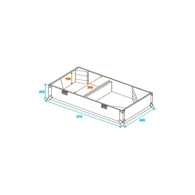 ST Flightcase for 2x PAS-212 - case