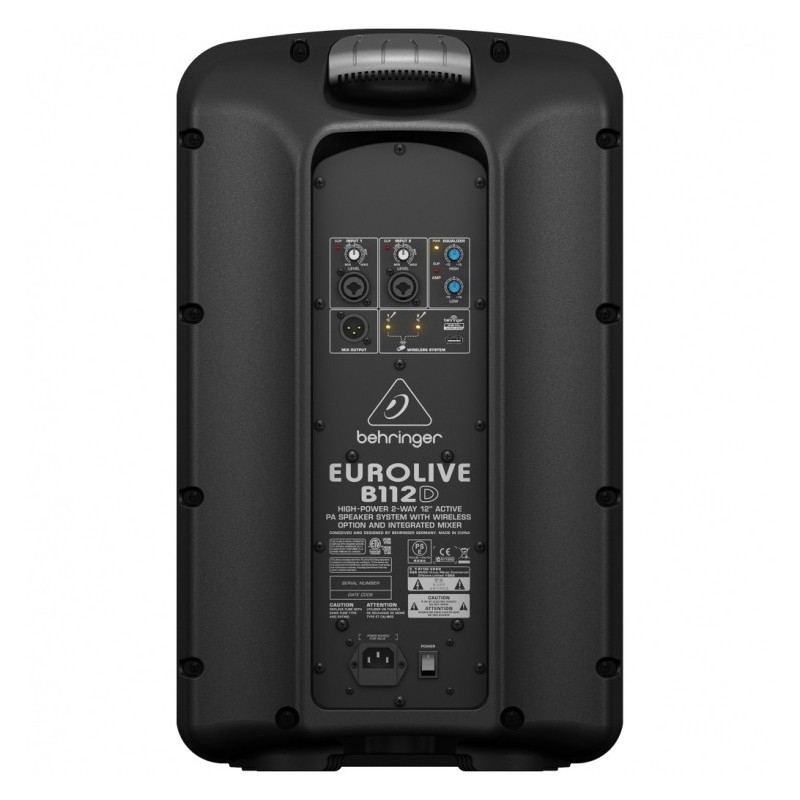 BEHRINGER EUROLIVE B112D - kolumna aktywna z wireless BEHRINGER EUROLIVE B112D - kolumna aktywna z wireless