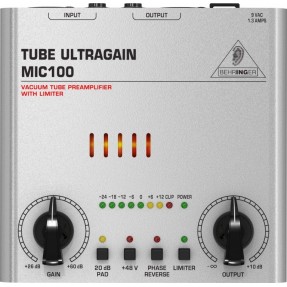 BEHRINGER MIC100 Tube Ultragain - preamp mikrofonowy