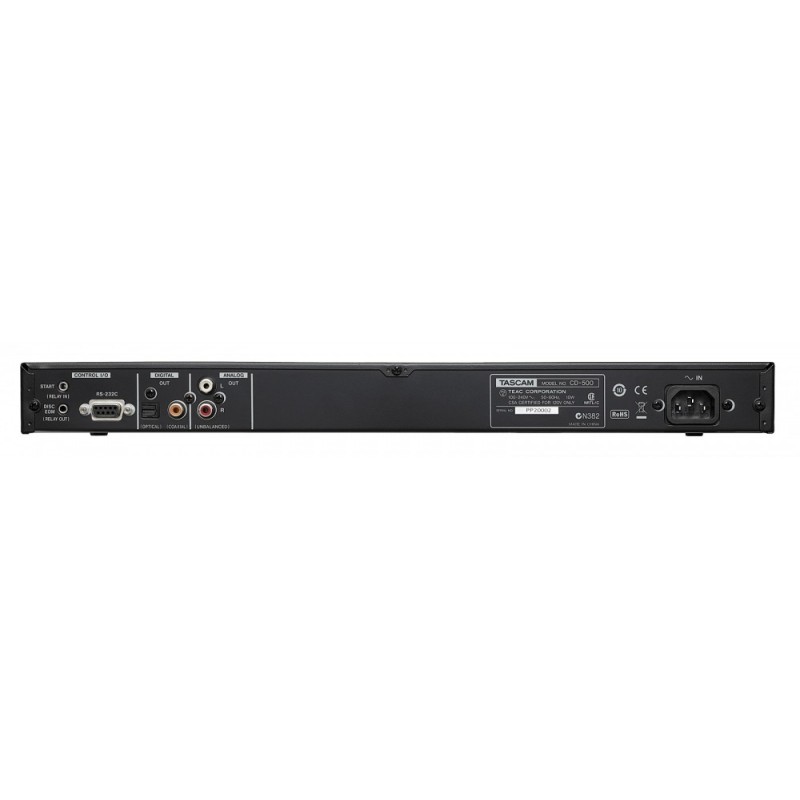 TASCAM CD-500B - CD-player z RS-232C, MP3, 1U, 19cdz, XLR, AES - EBU
