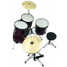 Dimavery DS-200 Drum Set WINE RED - zestaw perkusyjny