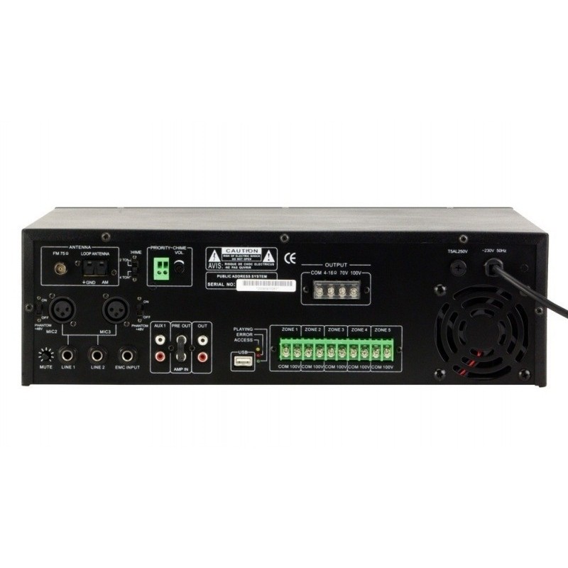 ITC AUDIO TI-120MT - Centrala nagłośnieniowa