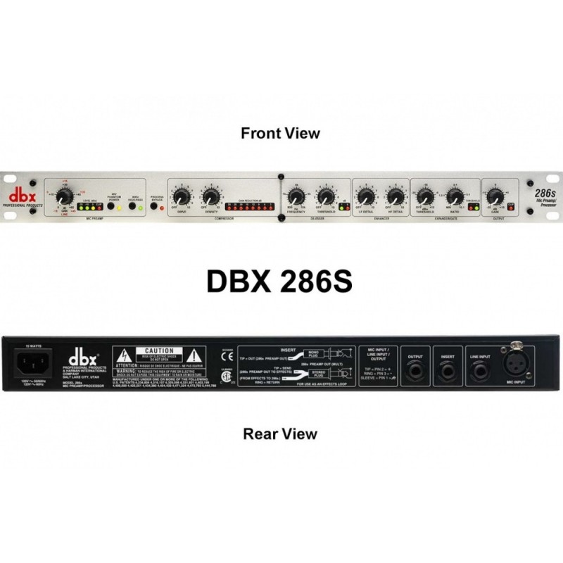 DBX 286 S - przedwzmacniacz mikrofonowy