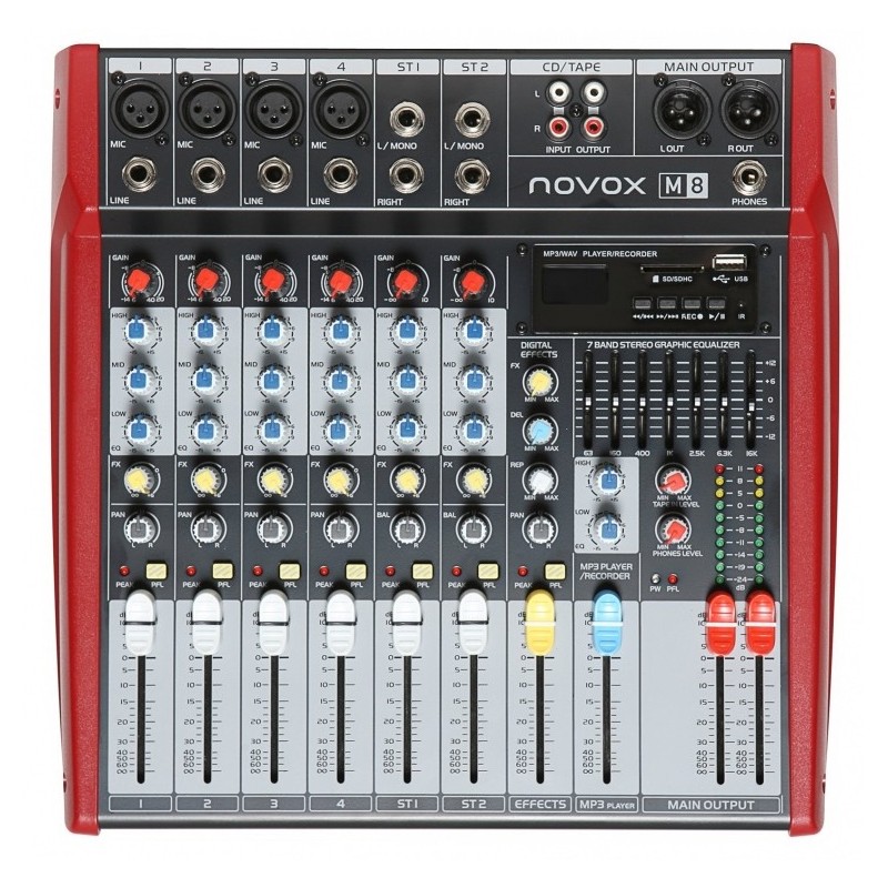 Novox M8 - mikser audio