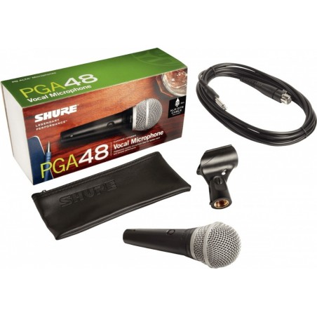 SHURE PGA48-QTR-E - Mikrofon dynamiczny XLR-JACK