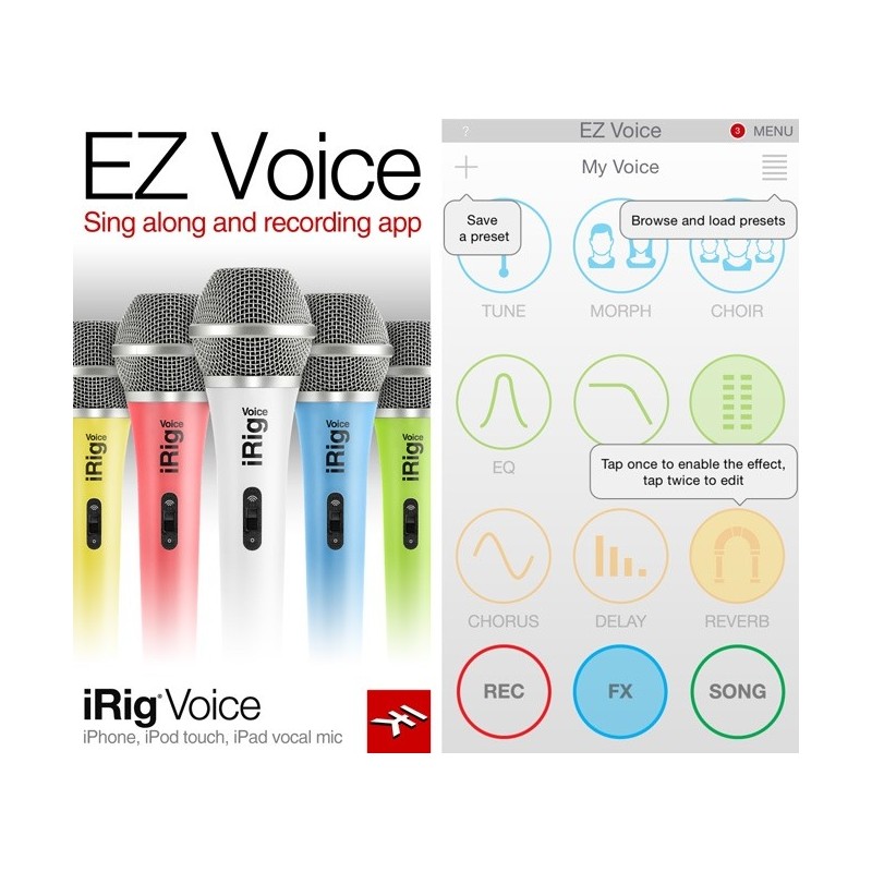 IK Multimedia iRig Voice White - mikrofon wokalowy