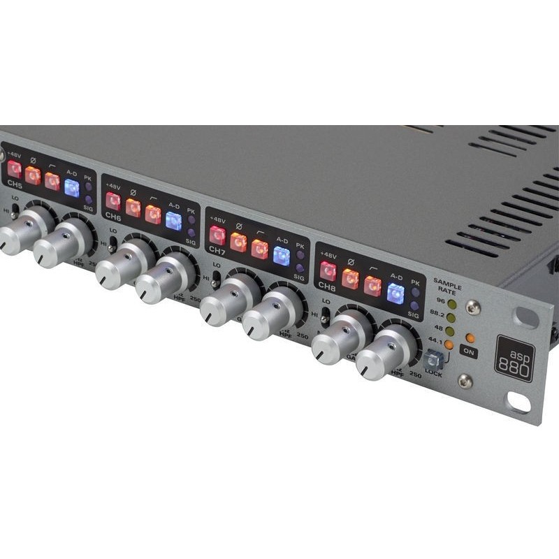 AUDIENT ASP880 - preamp mikrofonowy, 8-kanałów