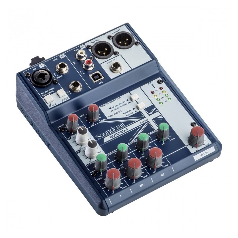 Soundcraft Notepad 5 - mikser analogowy z USB