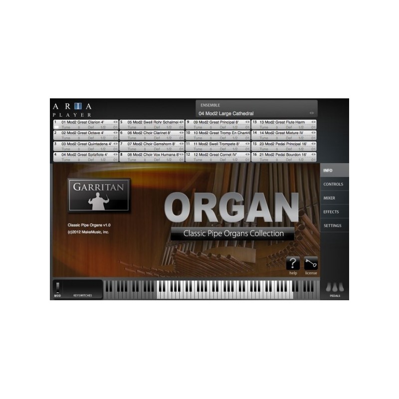 Garritan Classic Pipe Organs - instrument wirtualny