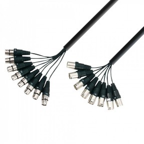 Adam Hall K3L8MF0500 - Kabel Multicore 8 x XLR - 8 x XLR 5m
