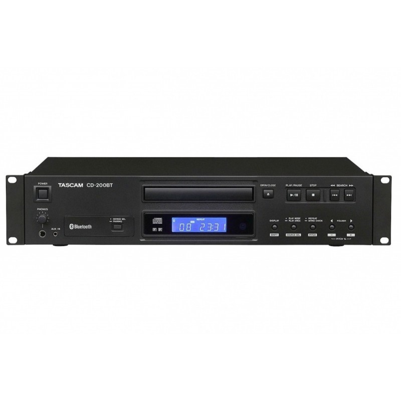 TASCAM CD-200BT - CD-player, MP3, WAV z płyt CD, Bluetooth