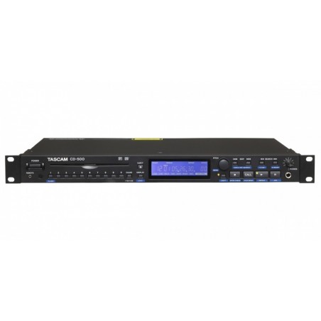 TASCAM CD-500B - CD-player z RS-232C, MP3, 1U, 19cdz, XLR, AES - EBU
