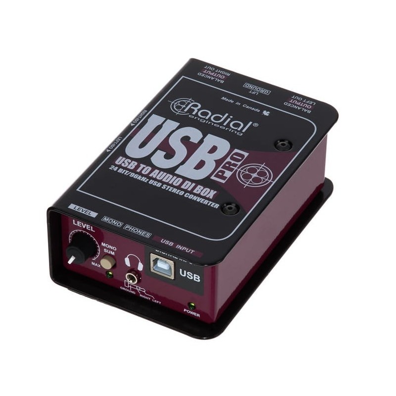 RADIAL PRO USB Pro - USB Stereo DI Box
