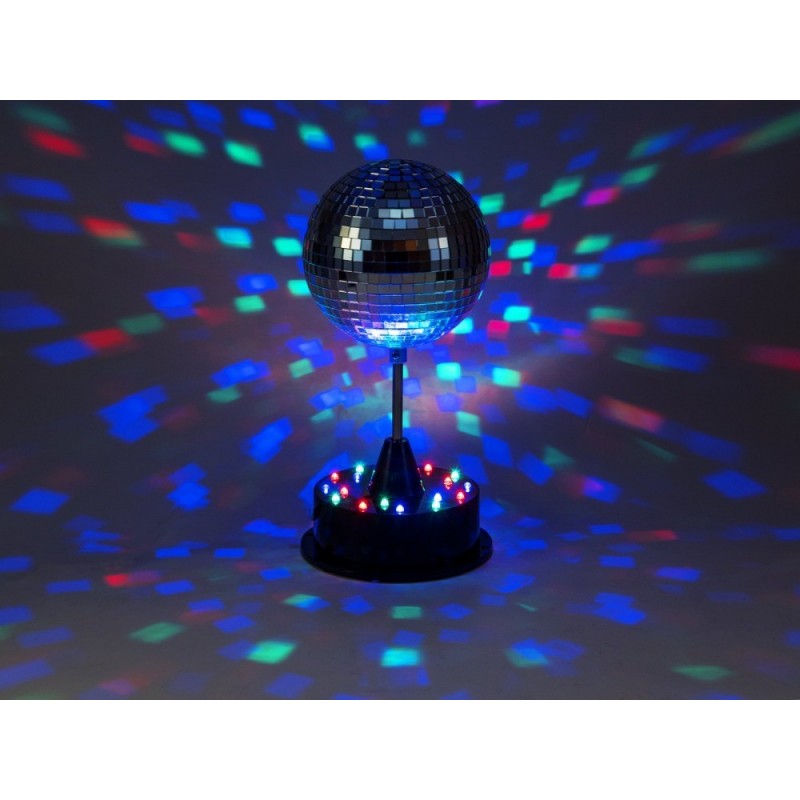 EUROLITE LED Mirror Ball 13cm with Base - Kula Lustrzana z LED