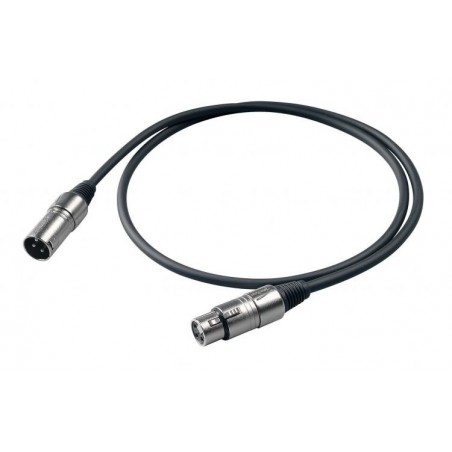 Proel BULK250LU05 - kabel XLR F - XLR M 0,5m