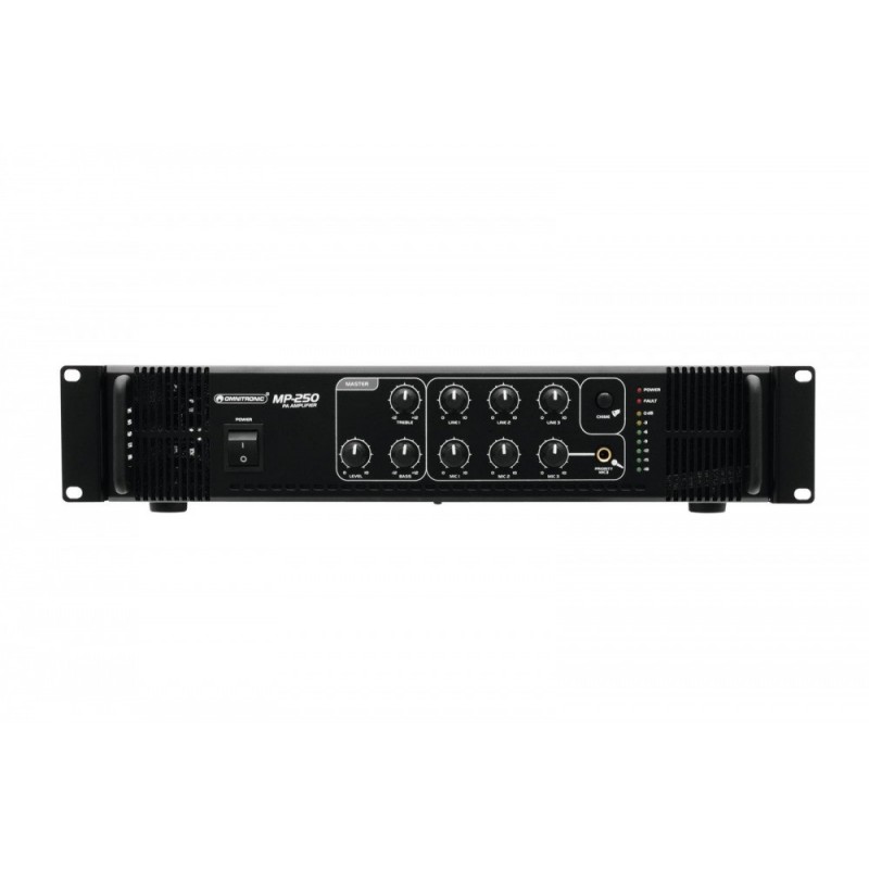 OMNITRONIC MP-250 PA Mixing Amplifier - Wzmacniacz
