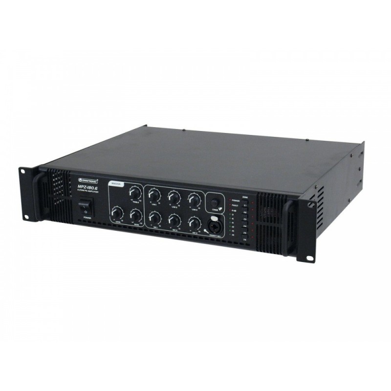 OMNITRONIC MPZ-180.6 PA Mixing Amplifier - Wzmacniacz