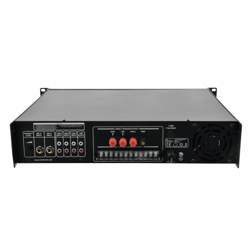 OMNITRONIC MPZ-250.6 PA Mixing Amplifier - Wzmacniacz