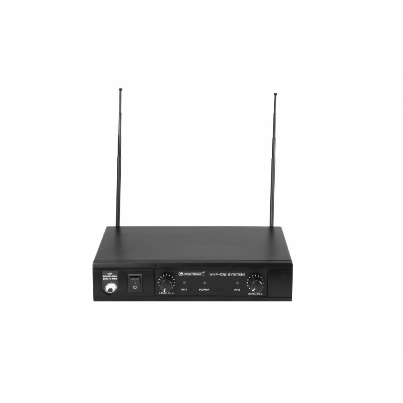 OMNITRONIC VHF-102 209.80sls205.75MHz - Bezprzewodowy Zestaw Mikrofonowy