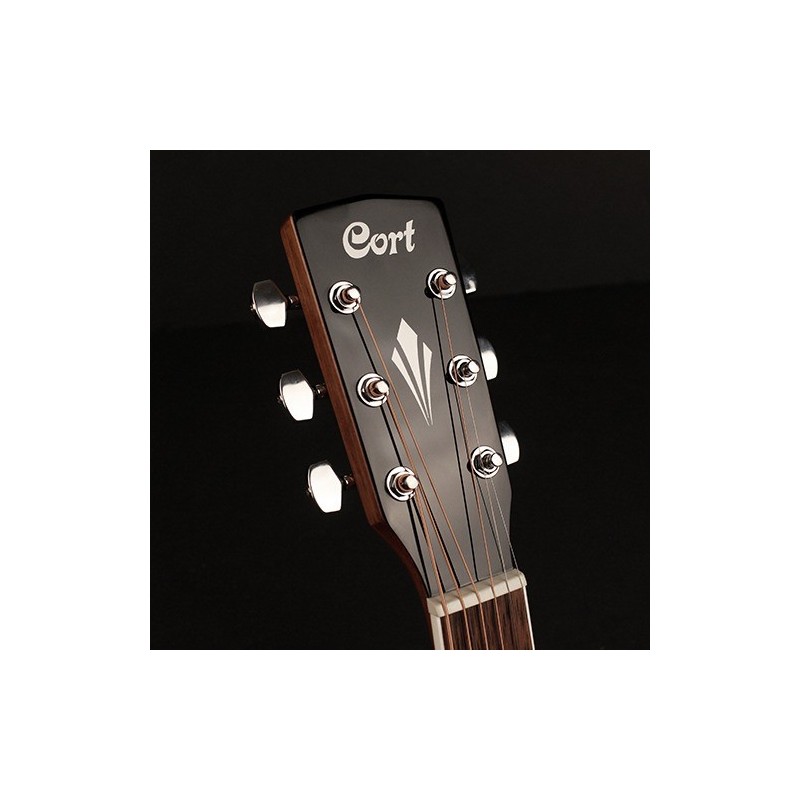 Cort GA QF TBB - gitara elektroakustyczna z pokrowcem