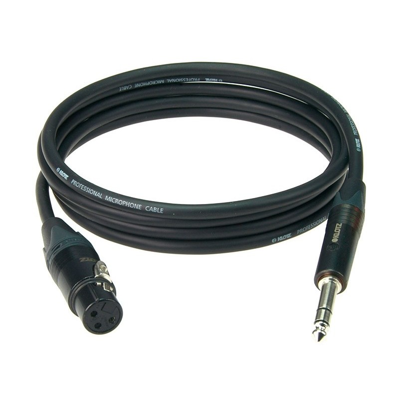 Klotz M1FP1N0200 - kabel XLR FslsJack Neutrik 2m