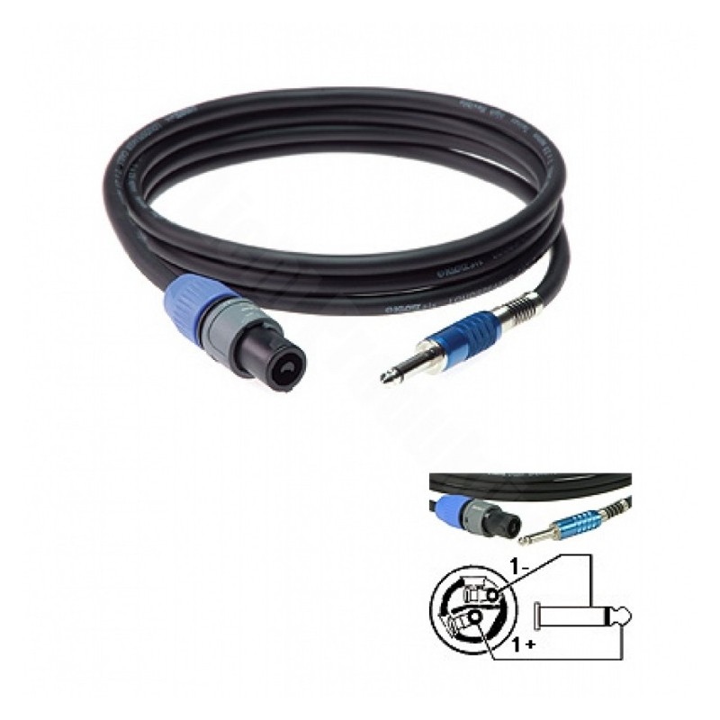 Klotz SC3-SP01SW - kabel głośnikowy 1m