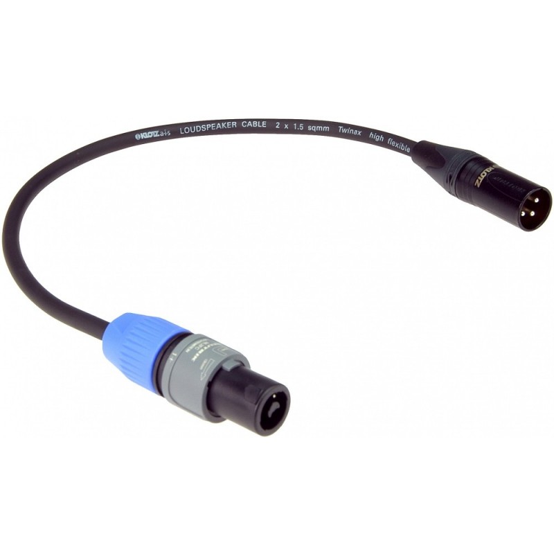 Klotz SCASM030 - kabel głośnikowy 0.3m