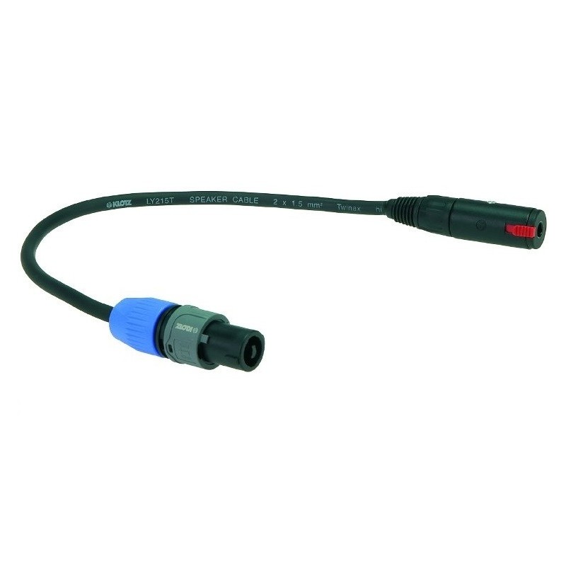 Klotz SCASP030 - kabel głośnikowy 0.3m