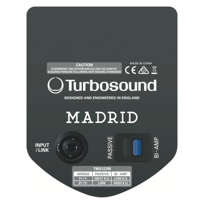 MADRID TMS122M control panel
