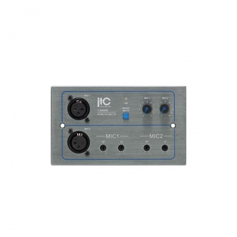 ITC AUDIO T-8000D - Gniazdo ścienne wej. audio z reg. barwy