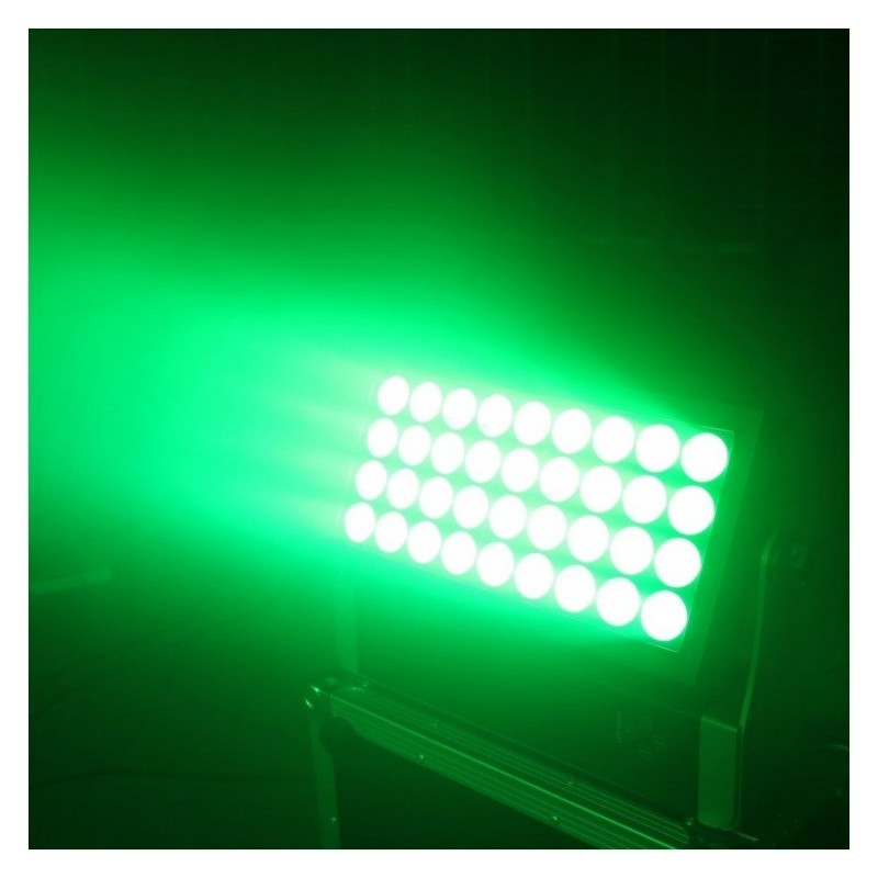 volights 36x15W RGBW LED Wall Washer - green light