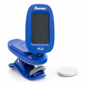 IBANEZ PU3-BL - tuner gitarowy niebieski