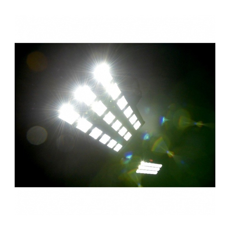 LIGHT4ME LED UV 18 X 3W reflektor + stroboskop DMX