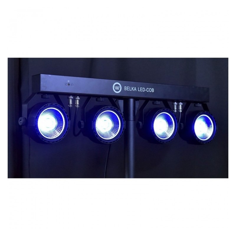 LIGHT4ME Belka LED COB PAR 4x30W - zestaw oświetleniowy