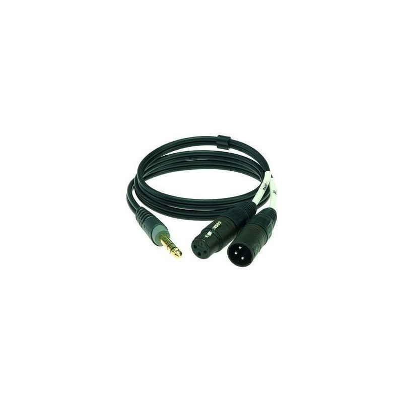 KLOTZ AY1X-0100 - Kabel insertowy Jack - XLR FslsM 1 m