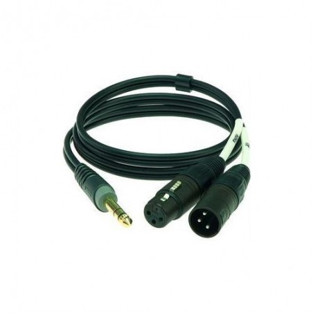 KLOTZ AY1X-0100 - Kabel insertowy Jack - XLR FslsM 1 m