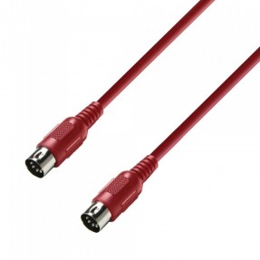 ADAM HALL K3MIDI0300RED - kabel midi 3 m